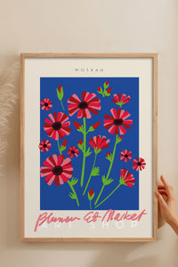 HOMEPACK Ahşap Çerçeveli Tablo Çerçeveli Poster Sanatsal Modern Duvar Dekoru ABSTRACT-47