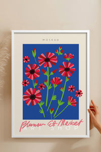 HOMEPACK Ahşap Çerçeveli Tablo Çerçeveli Poster Sanatsal Modern Duvar Dekoru ABSTRACT-47