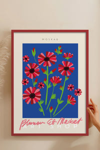 HOMEPACK Ahşap Çerçeveli Tablo Çerçeveli Poster Sanatsal Modern Duvar Dekoru ABSTRACT-47