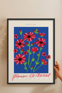 HOMEPACK Ahşap Çerçeveli Tablo Çerçeveli Poster Sanatsal Modern Duvar Dekoru ABSTRACT-47
