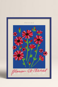 HOMEPACK Ahşap Çerçeveli Tablo Çerçeveli Poster Sanatsal Modern Duvar Dekoru ABSTRACT-47
