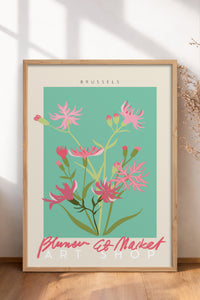 HOMEPACK Ahşap Çerçeveli Tablo Çerçeveli Poster Sanatsal Modern Duvar Dekoru ABSTRACT-48