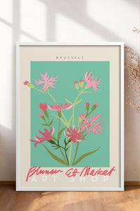 HOMEPACK Ahşap Çerçeveli Tablo Çerçeveli Poster Sanatsal Modern Duvar Dekoru ABSTRACT-48