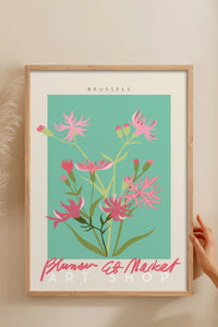 HOMEPACK Ahşap Çerçeveli Tablo Çerçeveli Poster Sanatsal Modern Duvar Dekoru ABSTRACT-48