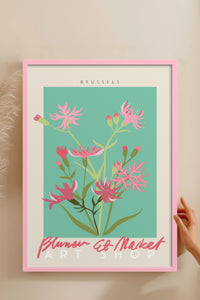 HOMEPACK Ahşap Çerçeveli Tablo Çerçeveli Poster Sanatsal Modern Duvar Dekoru ABSTRACT-48