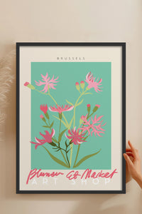 HOMEPACK Ahşap Çerçeveli Tablo Çerçeveli Poster Sanatsal Modern Duvar Dekoru ABSTRACT-48