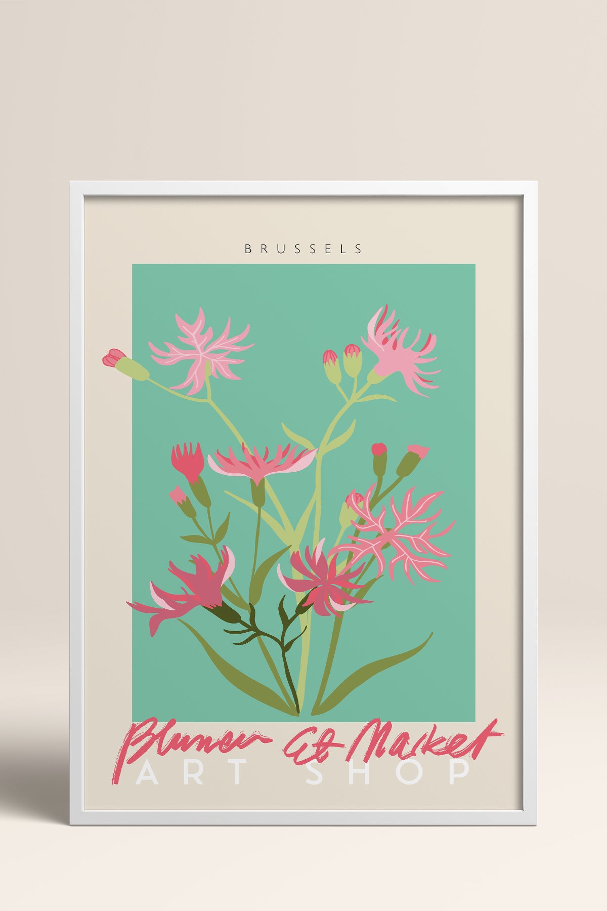 HOMEPACK Ahşap Çerçeveli Tablo Çerçeveli Poster Sanatsal Modern Duvar Dekoru ABSTRACT-48