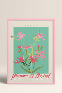 HOMEPACK Ahşap Çerçeveli Tablo Çerçeveli Poster Sanatsal Modern Duvar Dekoru ABSTRACT-48