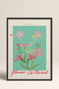 HOMEPACK Ahşap Çerçeveli Tablo Çerçeveli Poster Sanatsal Modern Duvar Dekoru ABSTRACT-48