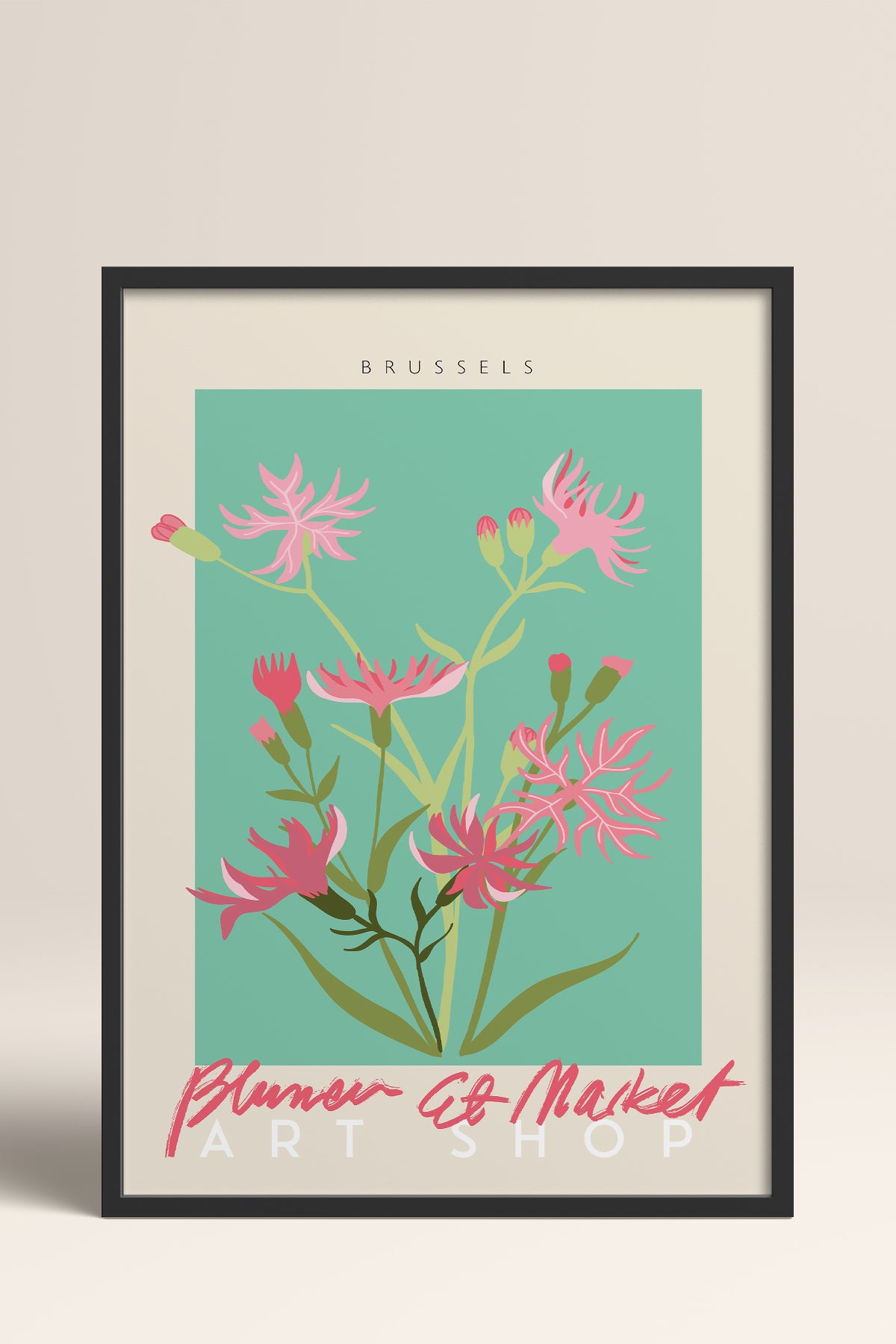 HOMEPACK Ahşap Çerçeveli Tablo Çerçeveli Poster Sanatsal Modern Duvar Dekoru ABSTRACT-48