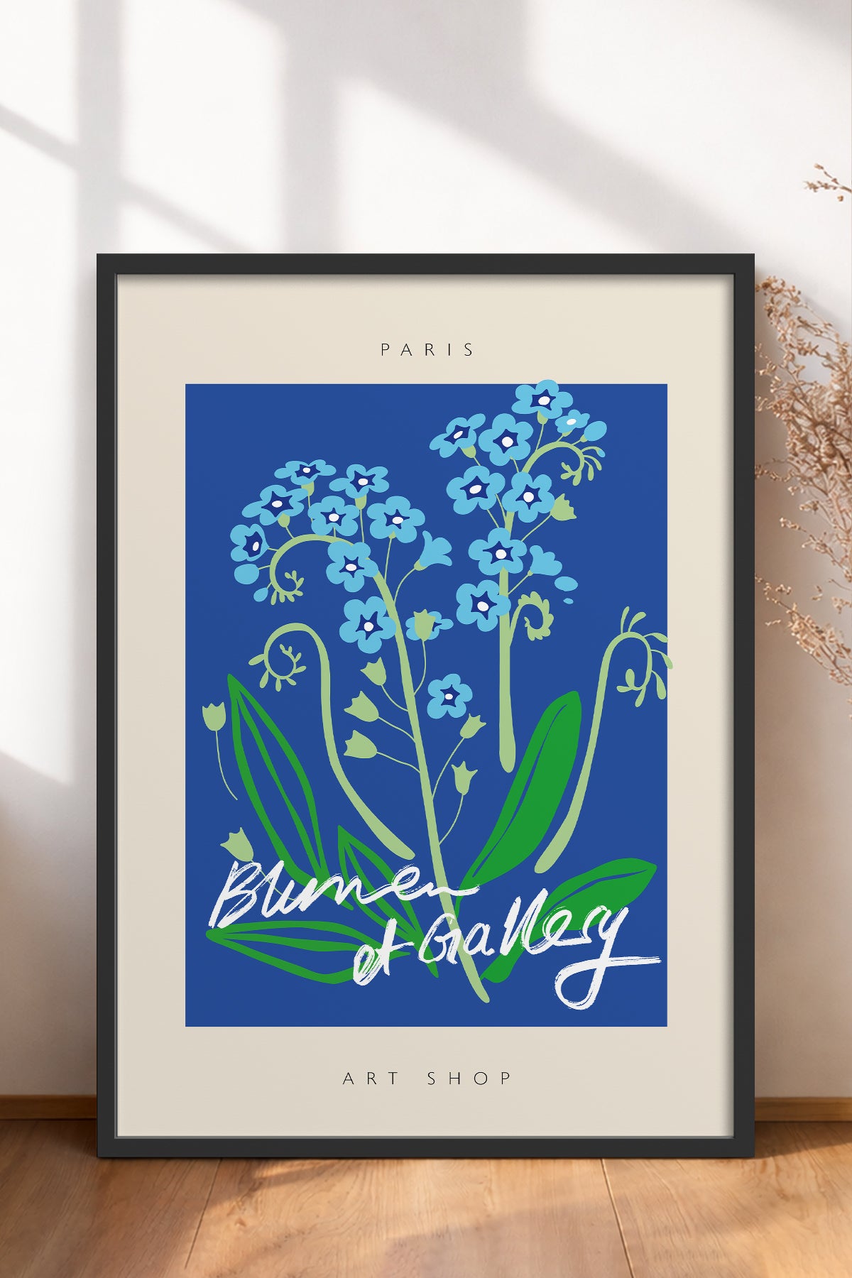 HOMEPACK Ahşap Çerçeveli Tablo Çerçeveli Poster Sanatsal Modern Duvar Dekoru ABSTRACT-51
