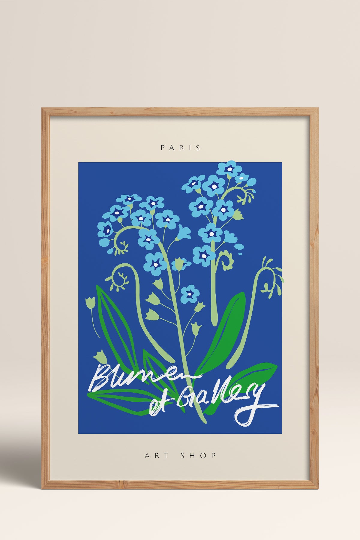 HOMEPACK Ahşap Çerçeveli Tablo Çerçeveli Poster Sanatsal Modern Duvar Dekoru ABSTRACT-51