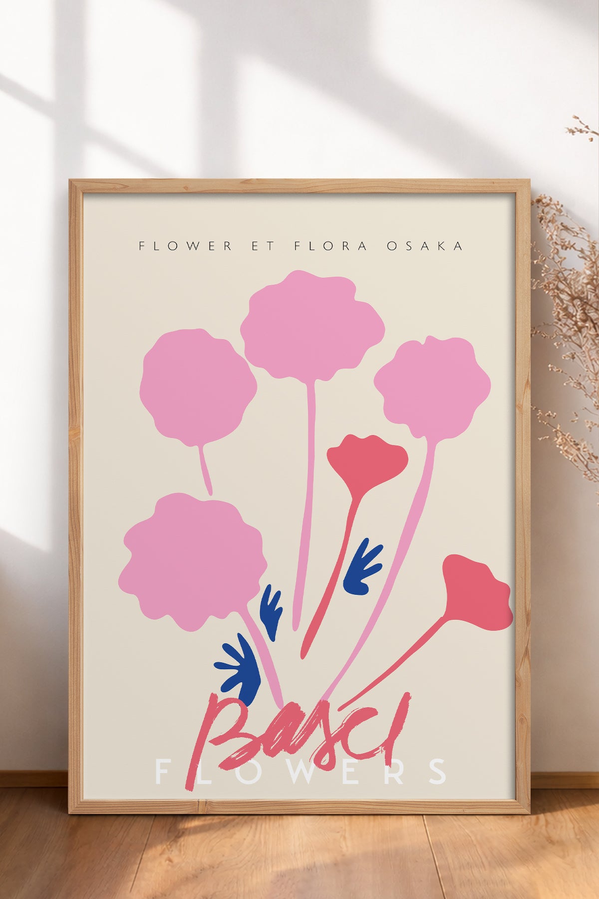 HOMEPACK Ahşap Çerçeveli Tablo Çerçeveli Poster Sanatsal Modern Duvar Dekoru ABSTRACT-58