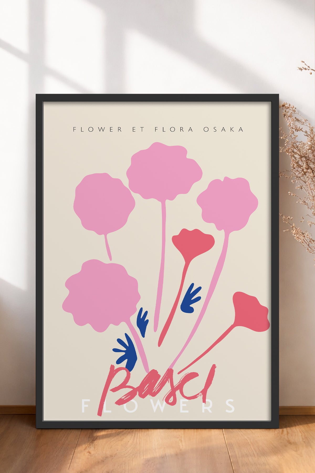HOMEPACK Ahşap Çerçeveli Tablo Çerçeveli Poster Sanatsal Modern Duvar Dekoru ABSTRACT-58
