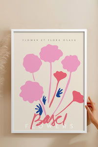 HOMEPACK Ahşap Çerçeveli Tablo Çerçeveli Poster Sanatsal Modern Duvar Dekoru ABSTRACT-58