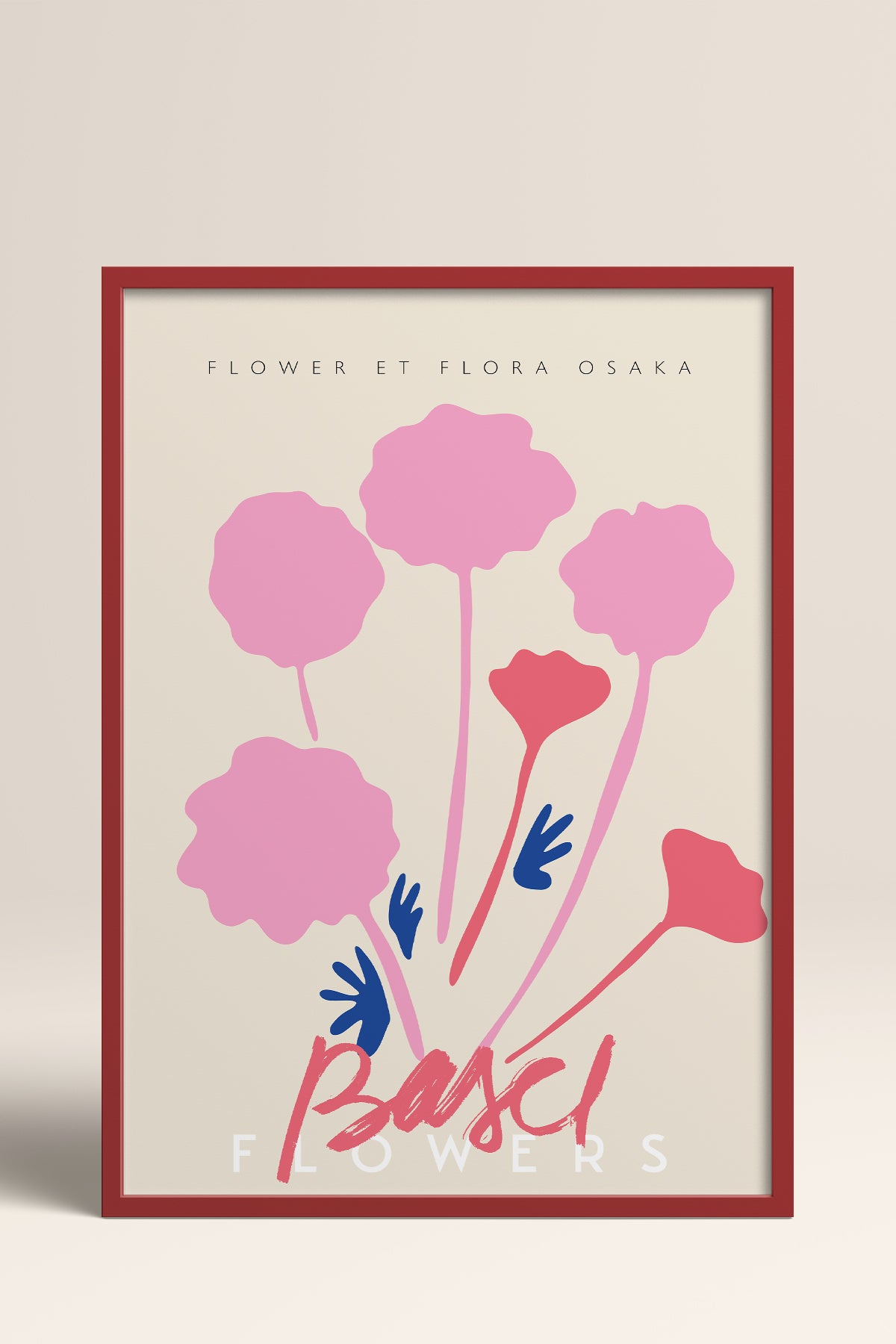 HOMEPACK Ahşap Çerçeveli Tablo Çerçeveli Poster Sanatsal Modern Duvar Dekoru ABSTRACT-58