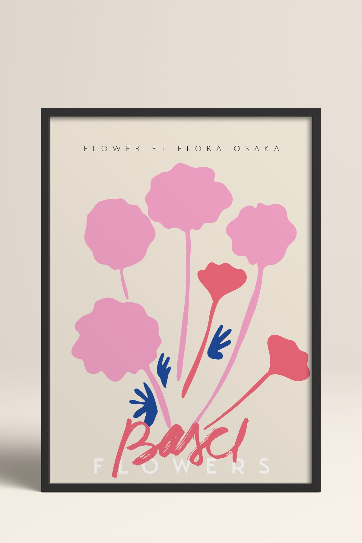 HOMEPACK Ahşap Çerçeveli Tablo Çerçeveli Poster Sanatsal Modern Duvar Dekoru ABSTRACT-58