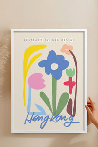 HOMEPACK Ahşap Çerçeveli Tablo Çerçeveli Poster Sanatsal Modern Duvar Dekoru ABSTRACT-61