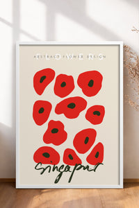 HOMEPACK Ahşap Çerçeveli Tablo Çerçeveli Poster Sanatsal Modern Duvar Dekoru ABSTRACT-71