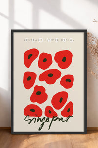 HOMEPACK Ahşap Çerçeveli Tablo Çerçeveli Poster Sanatsal Modern Duvar Dekoru ABSTRACT-71