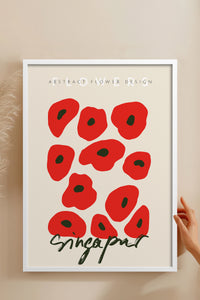 HOMEPACK Ahşap Çerçeveli Tablo Çerçeveli Poster Sanatsal Modern Duvar Dekoru ABSTRACT-71