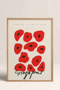 HOMEPACK Ahşap Çerçeveli Tablo Çerçeveli Poster Sanatsal Modern Duvar Dekoru ABSTRACT-71