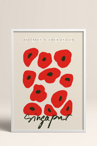 HOMEPACK Ahşap Çerçeveli Tablo Çerçeveli Poster Sanatsal Modern Duvar Dekoru ABSTRACT-71