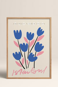 HOMEPACK Ahşap Çerçeveli Tablo Çerçeveli Poster Sanatsal Modern Duvar Dekoru ABSTRACT-72