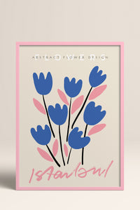 HOMEPACK Ahşap Çerçeveli Tablo Çerçeveli Poster Sanatsal Modern Duvar Dekoru ABSTRACT-72