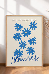 HOMEPACK Ahşap Çerçeveli Tablo Çerçeveli Poster Sanatsal Modern Duvar Dekoru ABSTRACT-75