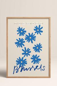 HOMEPACK Ahşap Çerçeveli Tablo Çerçeveli Poster Sanatsal Modern Duvar Dekoru ABSTRACT-75