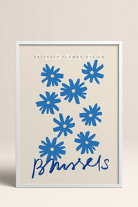 HOMEPACK Ahşap Çerçeveli Tablo Çerçeveli Poster Sanatsal Modern Duvar Dekoru ABSTRACT-75