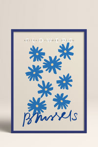 HOMEPACK Ahşap Çerçeveli Tablo Çerçeveli Poster Sanatsal Modern Duvar Dekoru ABSTRACT-75