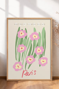 HOMEPACK Ahşap Çerçeveli Tablo Çerçeveli Poster Sanatsal Modern Duvar Dekoru ABSTRACT-76