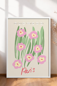HOMEPACK Ahşap Çerçeveli Tablo Çerçeveli Poster Sanatsal Modern Duvar Dekoru ABSTRACT-76