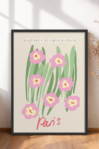 HOMEPACK Ahşap Çerçeveli Tablo Çerçeveli Poster Sanatsal Modern Duvar Dekoru ABSTRACT-76
