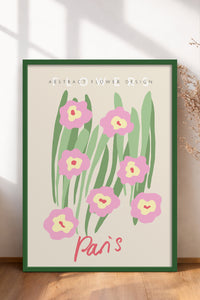 HOMEPACK Ahşap Çerçeveli Tablo Çerçeveli Poster Sanatsal Modern Duvar Dekoru ABSTRACT-76