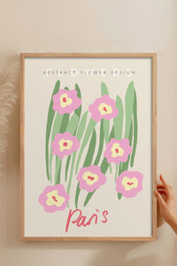 HOMEPACK Ahşap Çerçeveli Tablo Çerçeveli Poster Sanatsal Modern Duvar Dekoru ABSTRACT-76