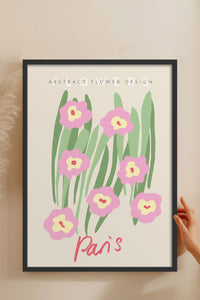 HOMEPACK Ahşap Çerçeveli Tablo Çerçeveli Poster Sanatsal Modern Duvar Dekoru ABSTRACT-76
