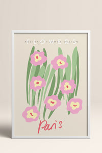 HOMEPACK Ahşap Çerçeveli Tablo Çerçeveli Poster Sanatsal Modern Duvar Dekoru ABSTRACT-76