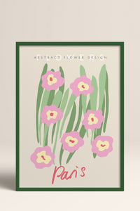 HOMEPACK Ahşap Çerçeveli Tablo Çerçeveli Poster Sanatsal Modern Duvar Dekoru ABSTRACT-76