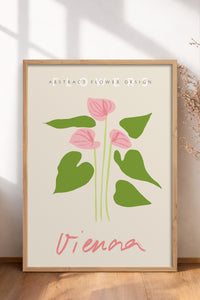 HOMEPACK Ahşap Çerçeveli Tablo Çerçeveli Poster Sanatsal Modern Duvar Dekoru ABSTRACT-77
