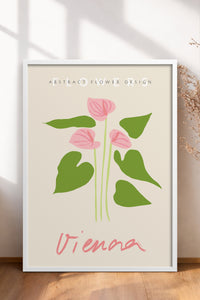 HOMEPACK Ahşap Çerçeveli Tablo Çerçeveli Poster Sanatsal Modern Duvar Dekoru ABSTRACT-77