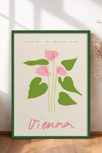 HOMEPACK Ahşap Çerçeveli Tablo Çerçeveli Poster Sanatsal Modern Duvar Dekoru ABSTRACT-77
