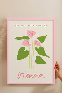 HOMEPACK Ahşap Çerçeveli Tablo Çerçeveli Poster Sanatsal Modern Duvar Dekoru ABSTRACT-77