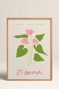 HOMEPACK Ahşap Çerçeveli Tablo Çerçeveli Poster Sanatsal Modern Duvar Dekoru ABSTRACT-77
