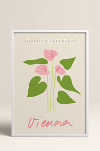 HOMEPACK Ahşap Çerçeveli Tablo Çerçeveli Poster Sanatsal Modern Duvar Dekoru ABSTRACT-77