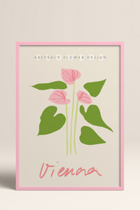 HOMEPACK Ahşap Çerçeveli Tablo Çerçeveli Poster Sanatsal Modern Duvar Dekoru ABSTRACT-77