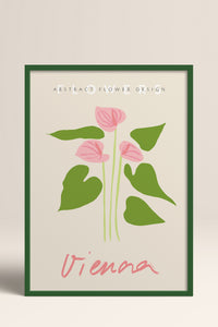 HOMEPACK Ahşap Çerçeveli Tablo Çerçeveli Poster Sanatsal Modern Duvar Dekoru ABSTRACT-77