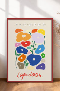HOMEPACK Ahşap Çerçeveli Tablo Çerçeveli Poster Sanatsal Modern Duvar Dekoru ABSTRACT-79